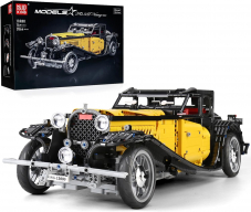 MOULD KING® 13080 Bugatti 50T : Kit de construction technique de voiture vintage avec 3564 pièces chez Amazon