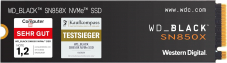SSD interne Western Digital de 2 To dans la couleur noire, SN850X (avec heatsink adapté à la PS5) chez Amazon