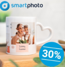 Smartphoto : Code de réduction de 30 % sans montant minimum d’achat, valable jusqu’au 31 août