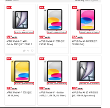 Promotion iPad chez Interdiscount