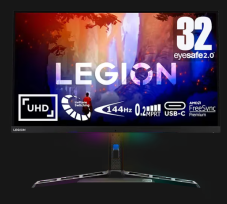Écran de jeu 4K-UHD Lenovo Legion Y32p-30 réglable en hauteur (IPS, 144 Hz, USB-C, hub USB, 400 Nits) au nouveau meilleur prix