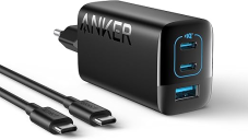 Chargeur Anker 335 USB-C (67W) avec 3 ports et câble de 1,5 m chez Amazon