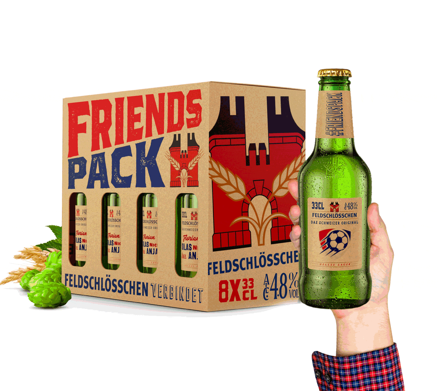 Feldschlösschen Friendspack: The Perfect Personalized Beer Gift