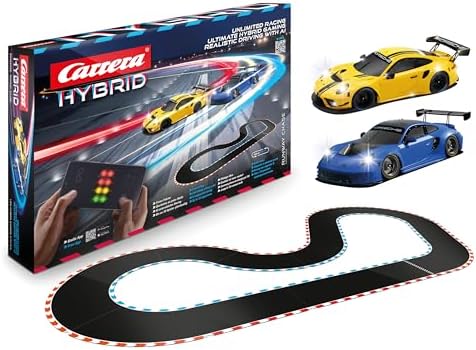 Set de circuit Carrera HYBRID Runway Chase avec Porsche 911 GT3 R (1:50) au meilleur prix sur Amazon