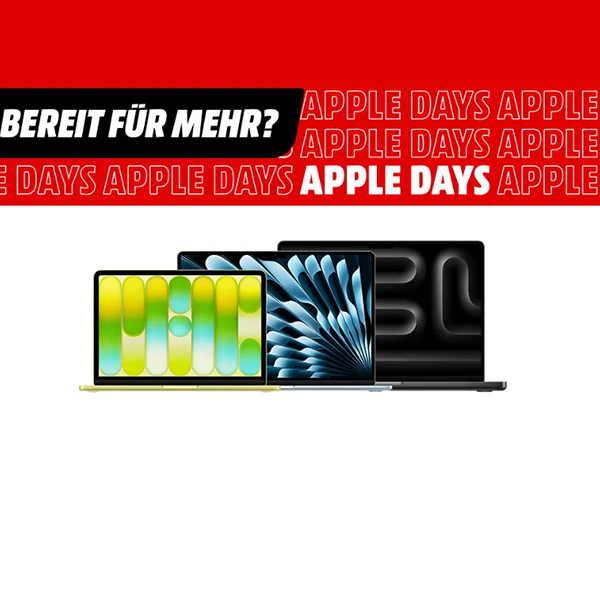 Jusqu’à demain seulement ! Les Apple Days chez MediaMarkt avec de nouveaux prix imbattables