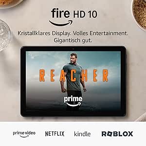 Tablette Amazon Fire HD 10 (2023, 10,1 pouces, 32 Go) avec publicités sur Amazon (offre Prime)