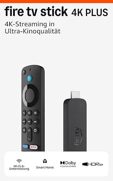 Amazon Fire TV Stick 4K Plus avec Dolby Vision, Atmos et HDR10+ sur Amazon au meilleur prix pour les membres Prime