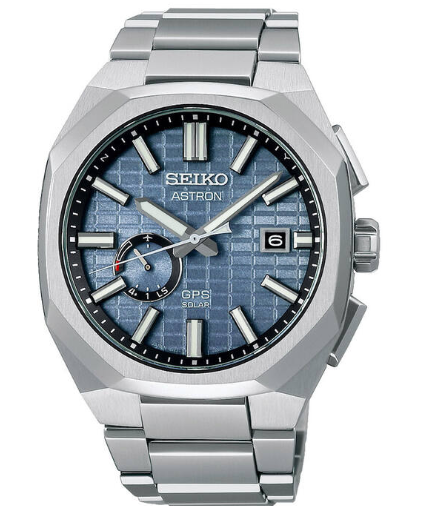 Seiko Astron GPS, doté d’un mouvement à quartz solaire, 41,20 mm, chez Christ Montres & Bijoux