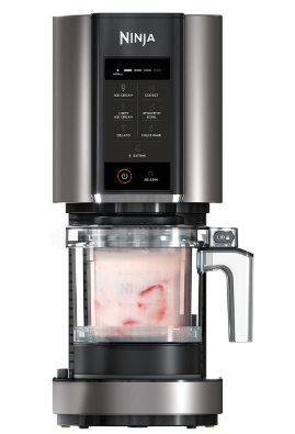 Ninja CREAMi Machine à glace et à dessert (7 programmes, 2 récipients, 1,4 l) chez Amazon à un prix imbattable