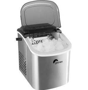 Machine à glace portable OHMEX avec un récipient de 1,2 litre OHM-ICE-2412 en promotion chez Coop City