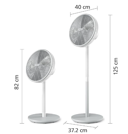Ventilateur sur pied Philips série 2000 (CX2550/00) à un prix imbattable sur Amazon
