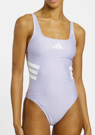 adidas 3S U-Back Maillot de bain femme en violet chez Ochsner Sport