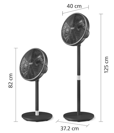 Divers refroidisseurs d’air, climatiseurs et ventilateurs en promotion chez Jumbo, p. ex. Philips Ventilateur de table & sur pied 3000 Series (CX3550/01)