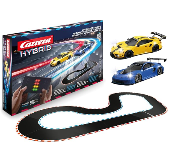 Carrera Hybrid Runway Chase (contrôlable par exemple avec un contrôleur Xbox) en promotion chez Amazon