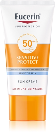 Eucerin Sun Sensitive Protect, crème protectrice pour le visage SPF 50+