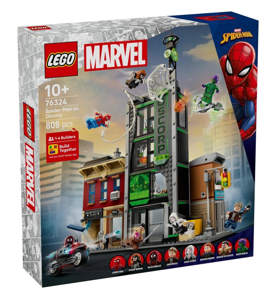 LEGO 76324 – Spider-Man contre Oscorp chez DeinDeal au meilleur prix