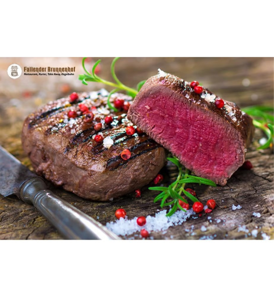 3-Gang-Menü mit argentinischem Rinderfilet