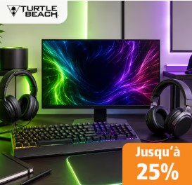 Jusqu’à 25 % de réduction sur les produits Turtle Beach et Razer chez Fust