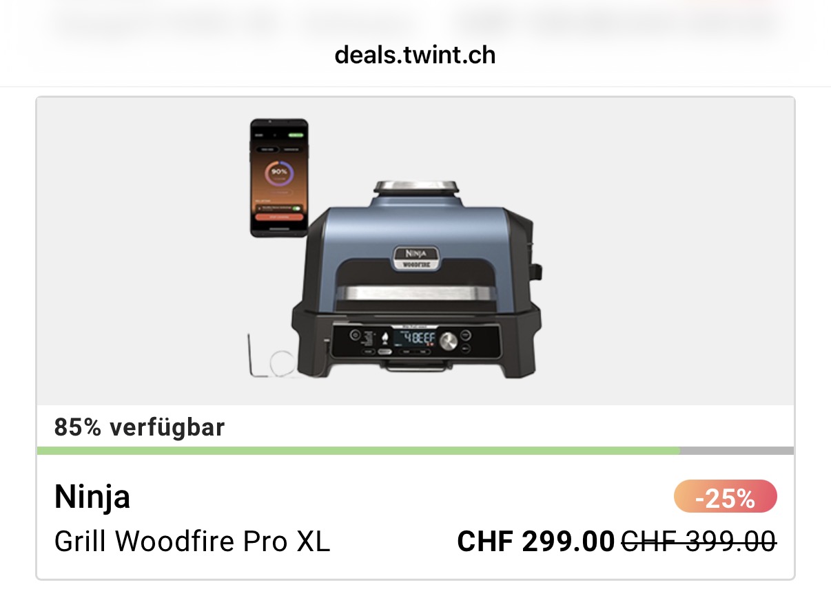 Ninja Woodfire Pro Connect XL (1,70 kW)