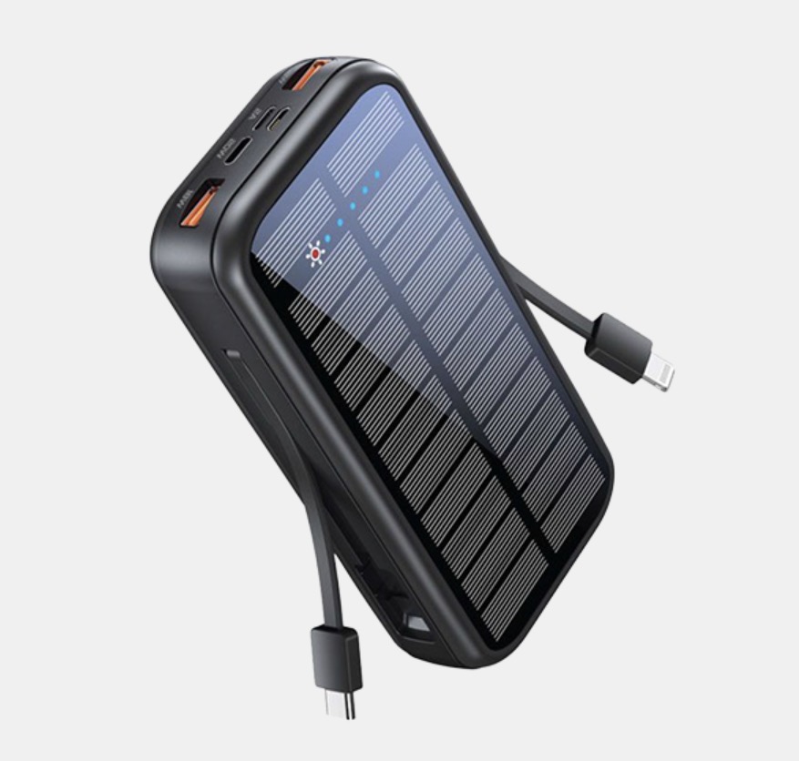 Batterie externe solaire Promate SolarTank 20PDCI chez TWINT, garantie du meilleur prix incluse