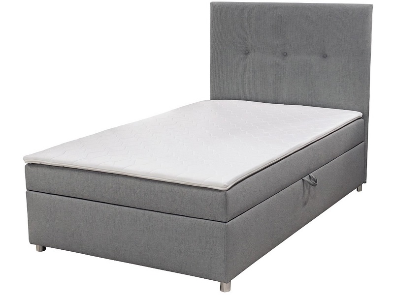 Conforama : lit coffre ELIA gris clair 120 x 200 cm à moins de 300 CHF (retrait sur place uniquement)