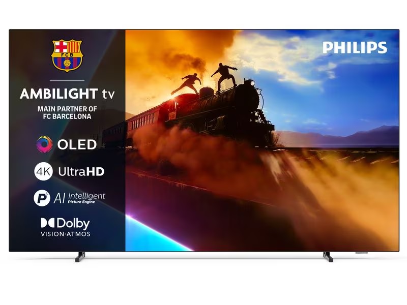 Téléviseur Philips 55OLED760 (55 pouces, OLED, 120 Hz, Ambilight, Titans OS)