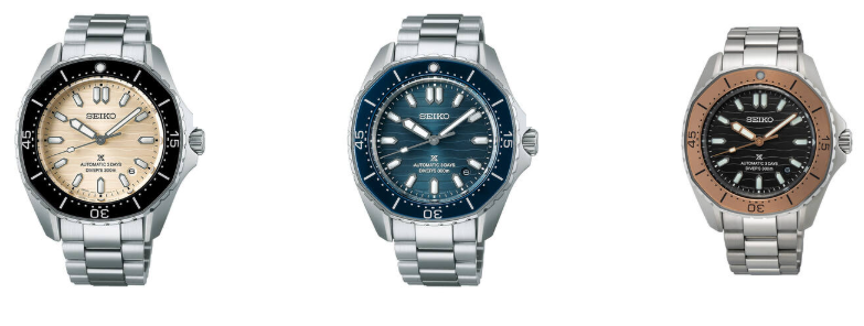 Seiko Prospex SEA Automatik Diver’s avec différents cadrans (mouvement automatique, verre saphir) chez Christ