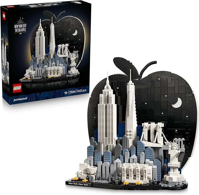 LEGO Architecture New York City 21066 – Kit de construction « Skyline » pour adultes sur Amazon au meilleur prix du moment