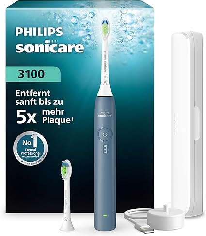 Brosse à dents électrique Philips Sonicare Série 3100 avec étui de voyage HX4034/24 sur Amazon