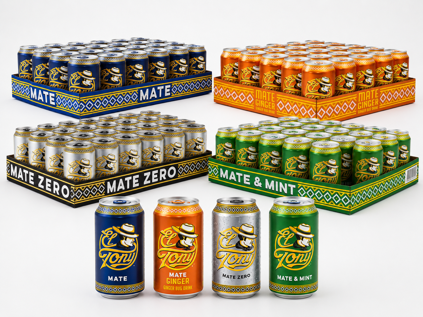 El Tony Mate 33cl toutes variétés : 3 × 24 canettes pour 86,70 CHF (1,20 CHF/canette)