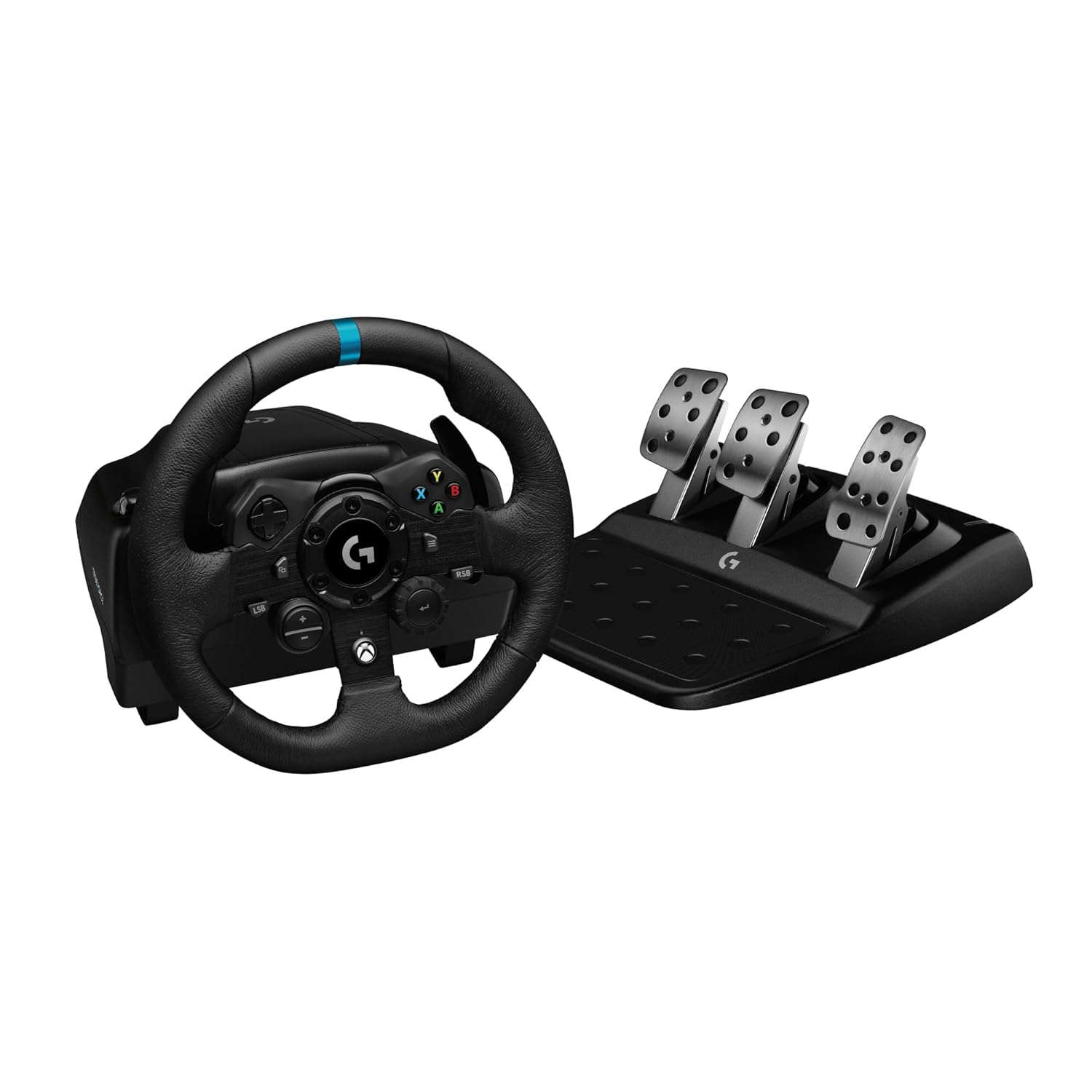 Volant et pédales de course Logitech G G923 pour Xbox
