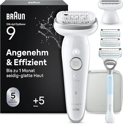 Épilateur Braun Silk-épil pour femmes avec rasoir féminin et accessoires à prix exceptionnel sur Amazon
