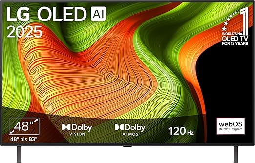 Téléviseur OLED LG OLED48B59LA avec 4K à 120 Hz (processeur α8 Gen2 4K AI) chez Amazon au meilleur prix jamais atteint