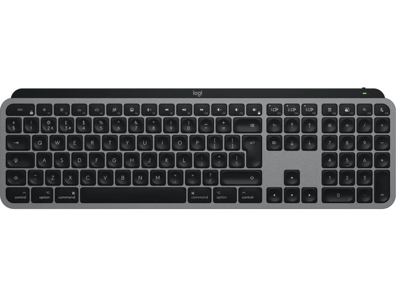 Clavier Logitech MX Keys S pour Mac, gris sidéral, disposition CH