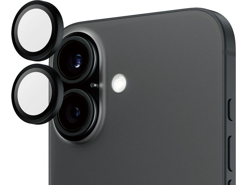 Cercles en verre trempé pour iPhone 16/16 Plus