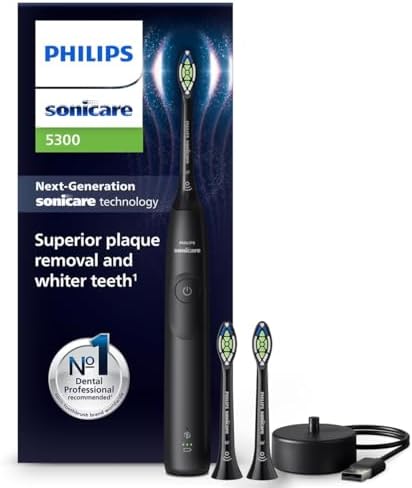 Philips Sonicare 5300 brosse à dents électrique (HX7101/04, 2 niveaux d’intensité) sur Amazon