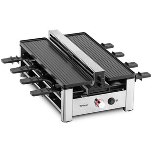 Appareil à raclette Trisa Pure Melt avec extraction de fumée intégrée pour jusqu’à 8 personnes