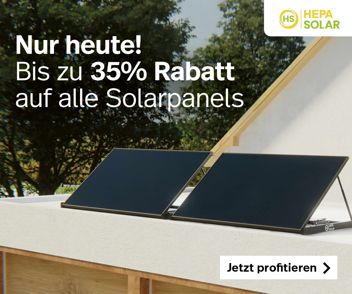 Seulement aujourd’hui : jusqu’à 35 % de réduction sur tous les panneaux solaires chez Nettoshop