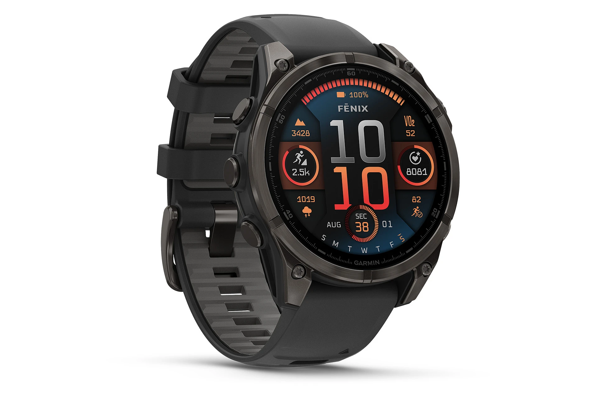 Garmin Fenix 8 Saphir Carbon DLC 47 mm