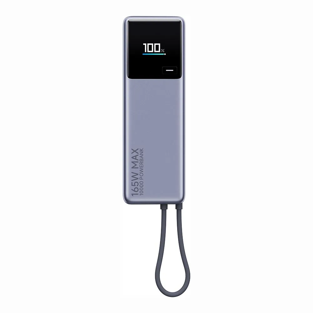 Xiaomi 165W Power Bank 10000mAh (Câble intégré) | Gris