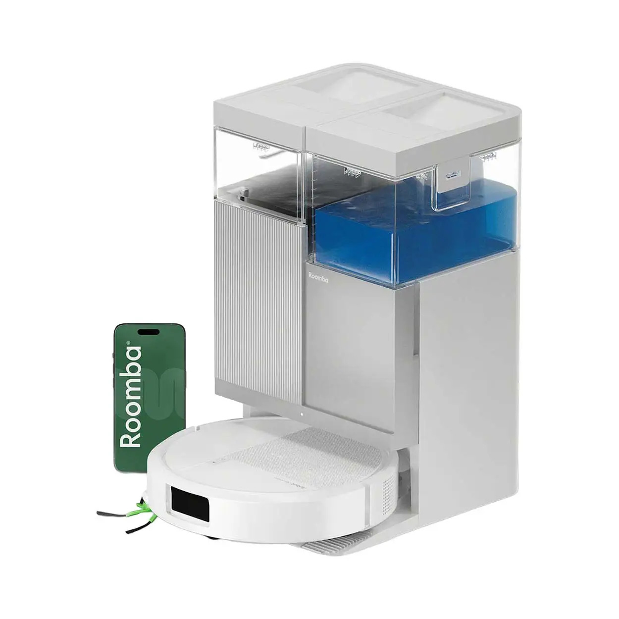 Au nouveau meilleur prix : aspirateur robot iRobot Roomba Plus 415 Combo+Dock, blanc
