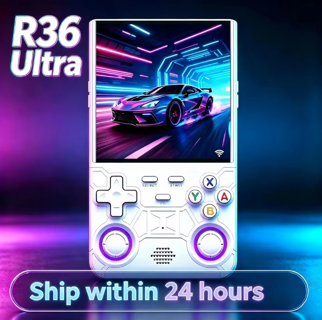 Console de jeu portable R36 Ultra avec écran IPS de 4 pouces