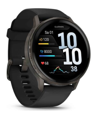 Montre connectée Garmin Venu 4 45 mm (AMOLED, GPS, verre Gorilla Glass, 5 ATM) chez CHRIST Uhren & Schmuck