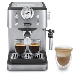 Machine expresso porte-filtre De’Longhi EM450.M pour expresso & cappuccino chez Conforama