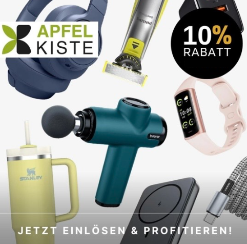 Code promo Apfelkiste : 10 % de réduction sur toute la gamme jusqu’au 30/11/2026