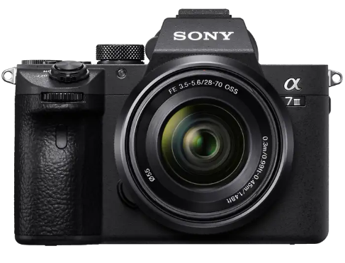 Appareil photo plein format Sony Alpha 7 III (24,2 MP, 4K, stabilisation d’image sur 5 axes) avec objectif FE 28–70 mm inclus chez MediaMarkt
