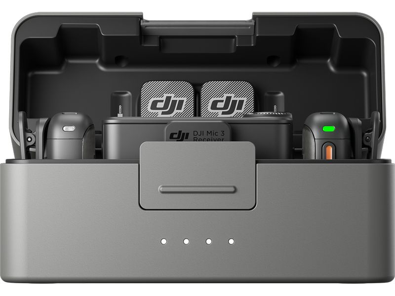 DJI Mic 3 (2 émetteurs + 1 récepteur + étui de chargement)
