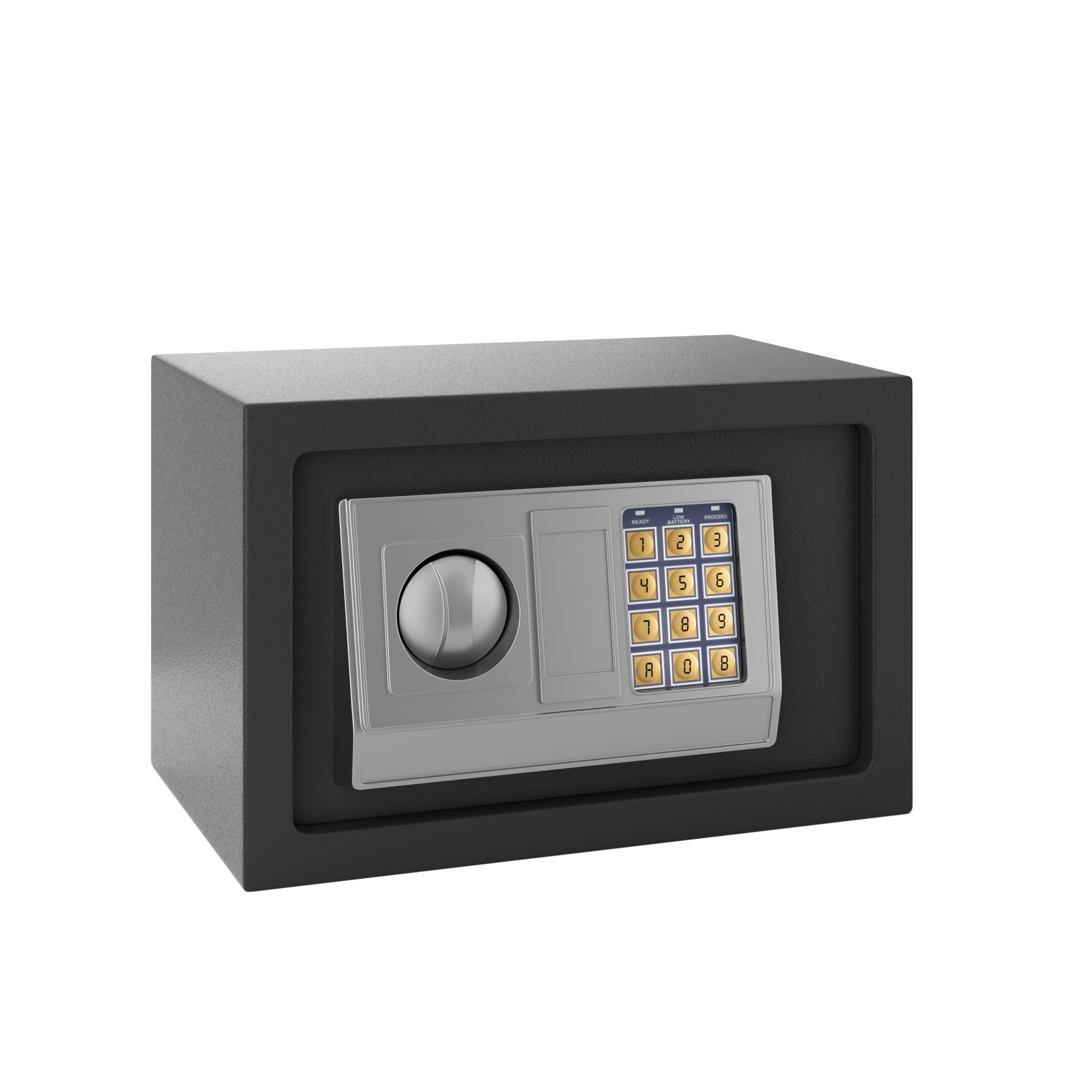 Petit coffre-fort électronique (31 × 20 × 20 cm, gris) de Gonser, livraison incluse