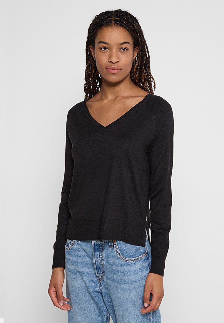 Pull Levi’s à coupe décontractée en maille noire chez Lounge by Zalando