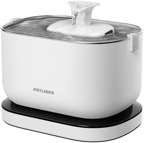 Fontaine à eau sans fil PETLIBRO Dockstream pour chats avec détecteur de mouvement à bon prix sur Amazon
